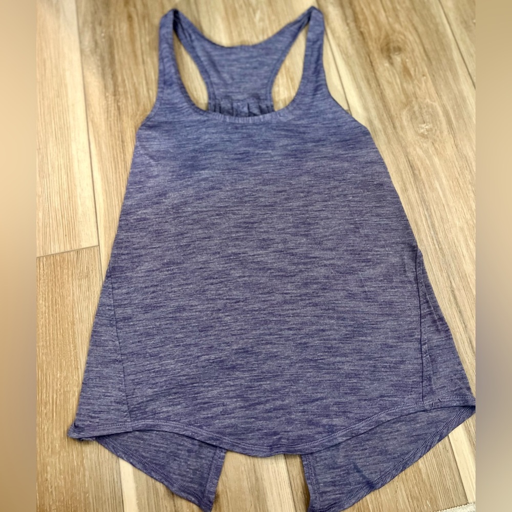 Lululemon Heathered Blue Tank Top size 6